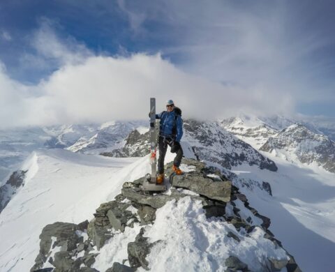 Strahlhorn (4190mslm) - Scialpinismo a Saas Fee
